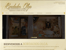 Tablet Screenshot of bordadosolga.com